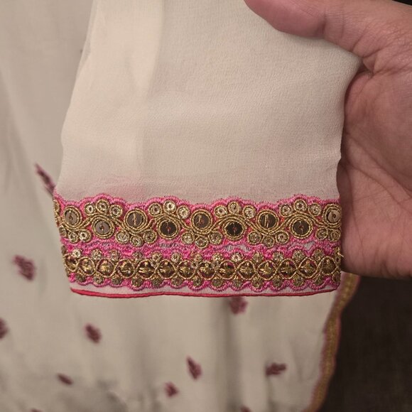 Indian Top - White and Pink - Picture 3 of 6